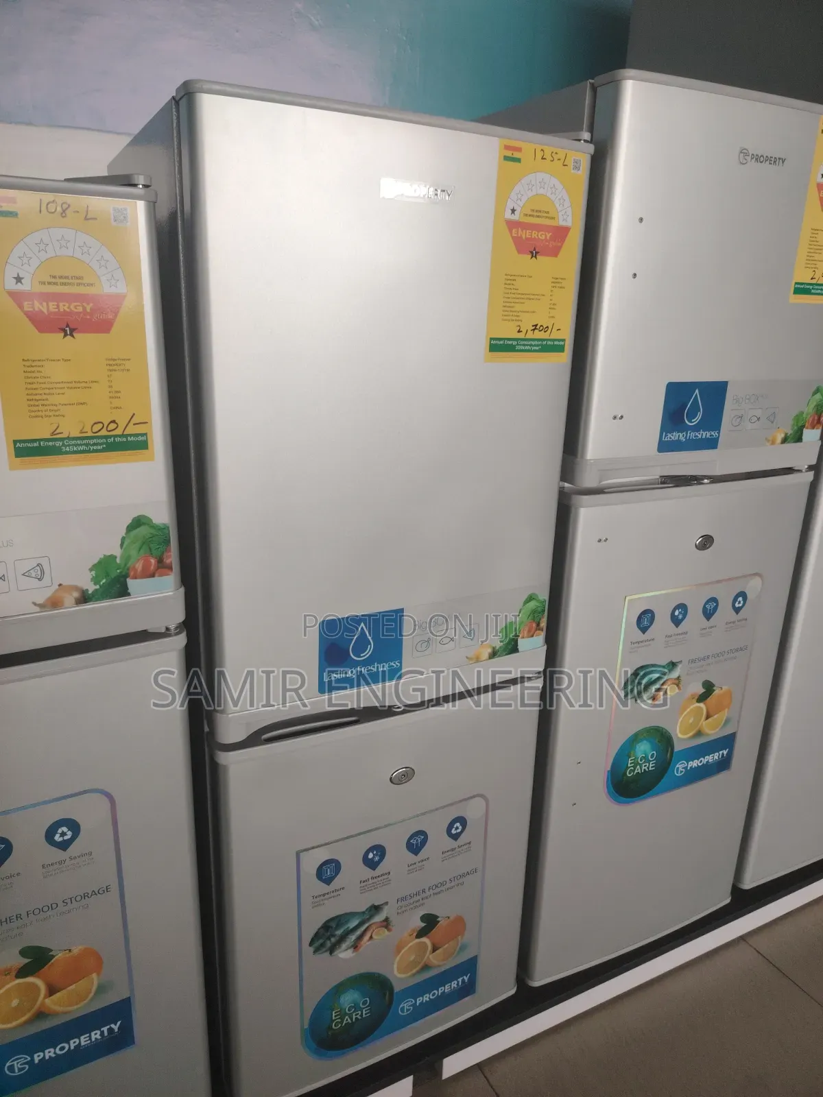 Latest Property 125l Bottom Freezer Fridge