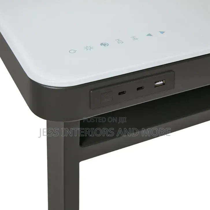 Tresanti Aurora 47” Adjustable Height Desk With Led Lighting