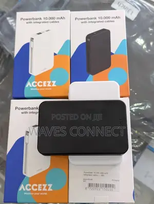 Powerbank 10.000 Mah With Integrated Cables