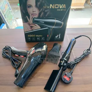 2 in 1 Hot Comb + Hair Dryer