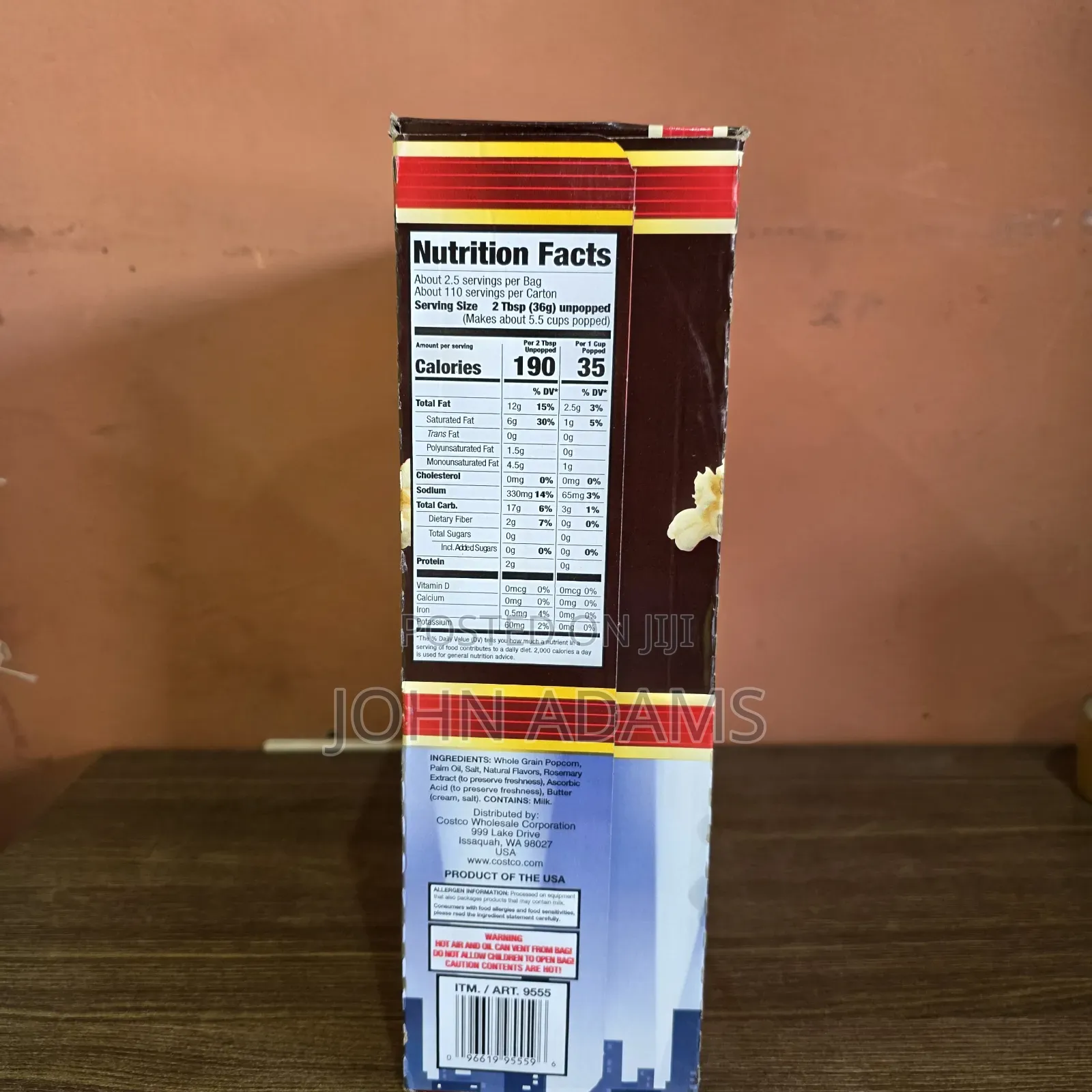 Kirkland Movie Theater Butter Microwave Popcorn 44 Bags