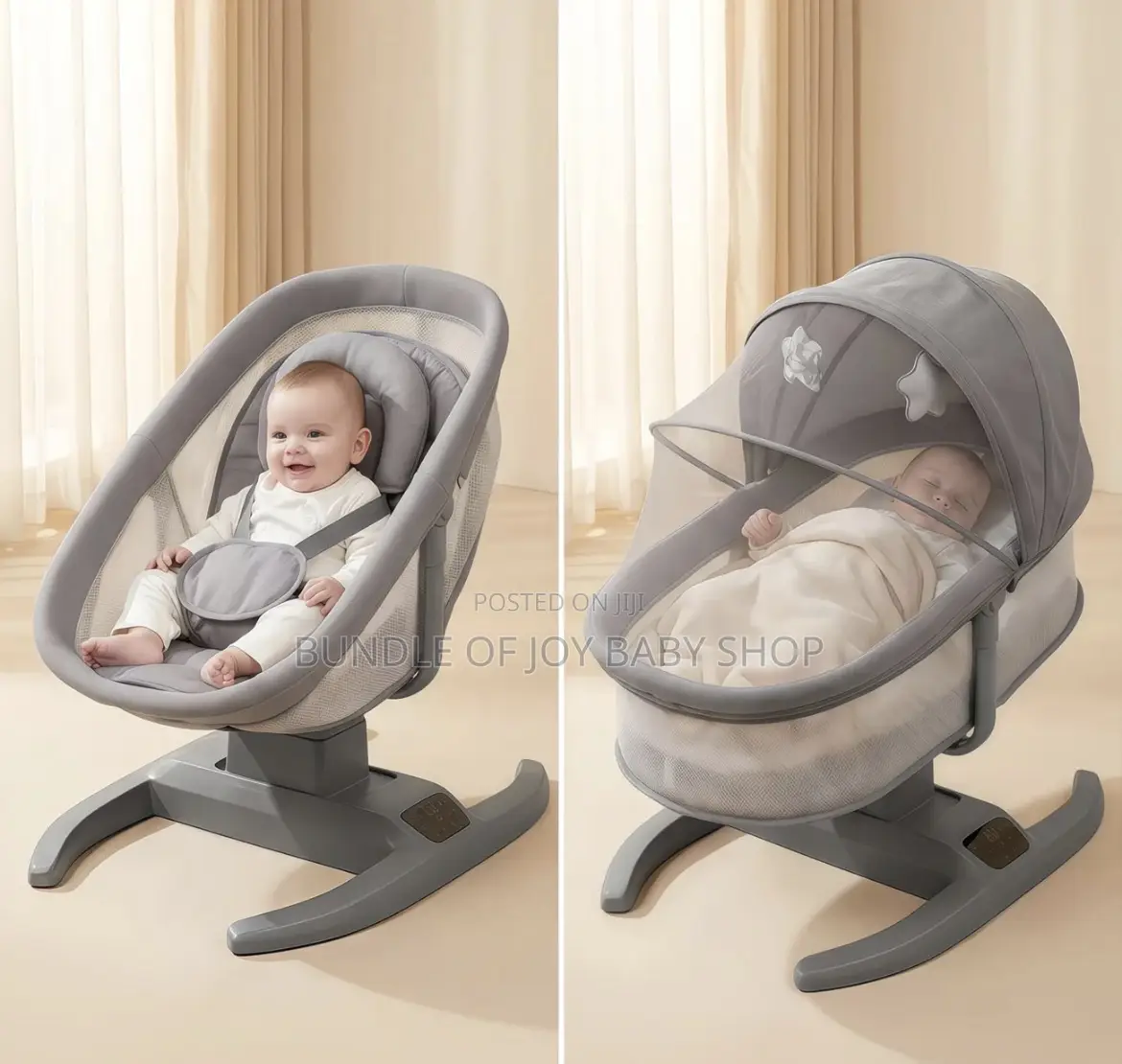 H Multi-Motional Cradle and Cot
