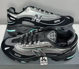 New Balance 1000 Black/Teal Sneakers