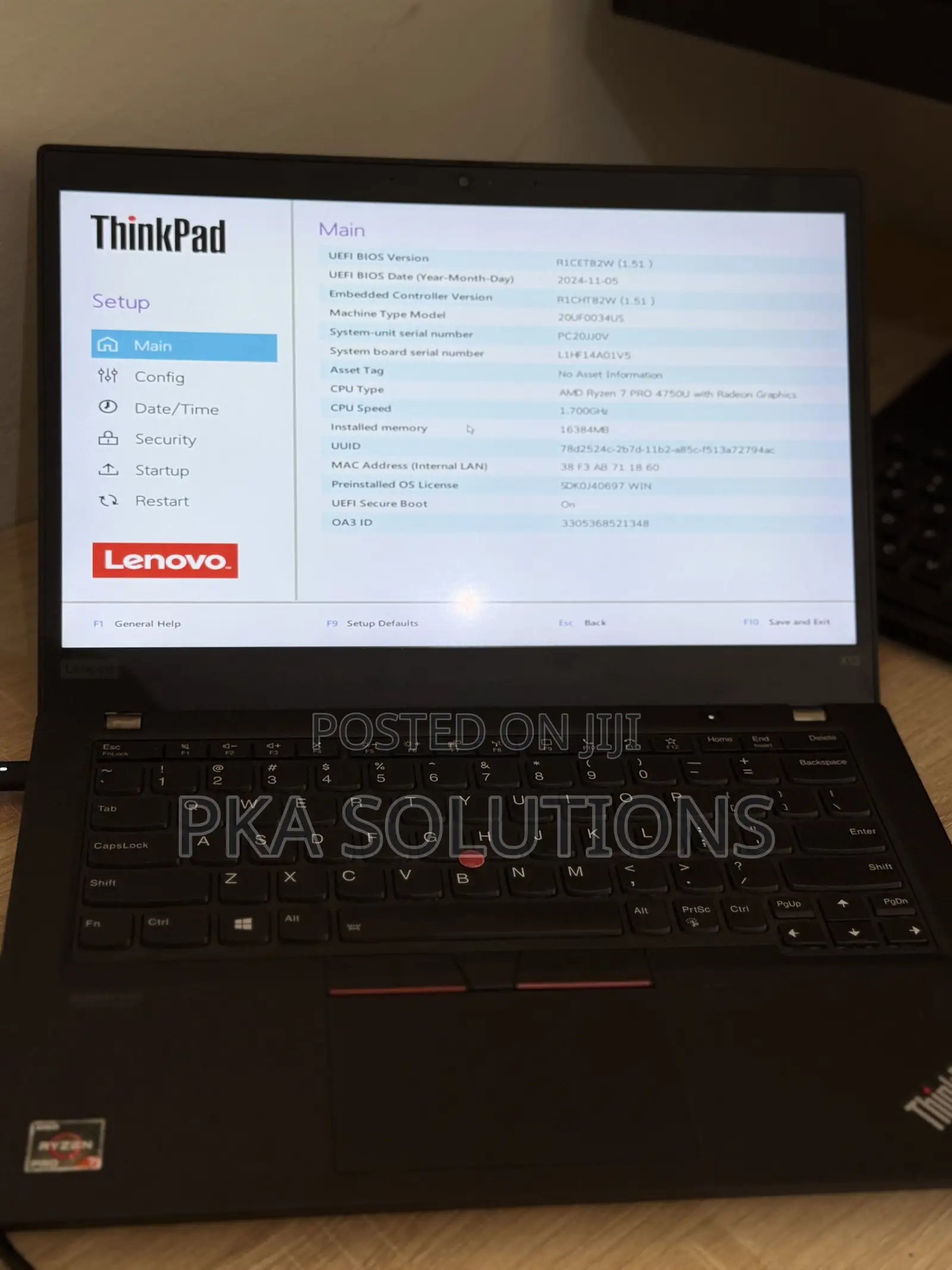 Laptop Lenovo ThinkPad X13 Gen 2 16GB AMD Ryzen 7 SSD 256GB