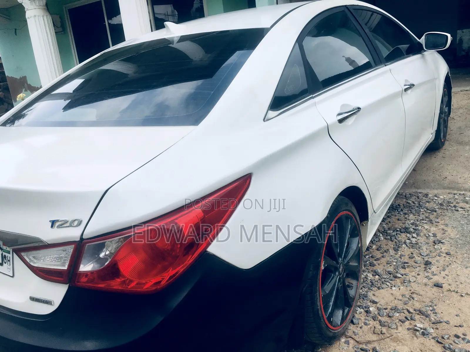 Hyundai Sonata Limited 2.0T Sedan (2.0L 4cyl 6A) 2013 White