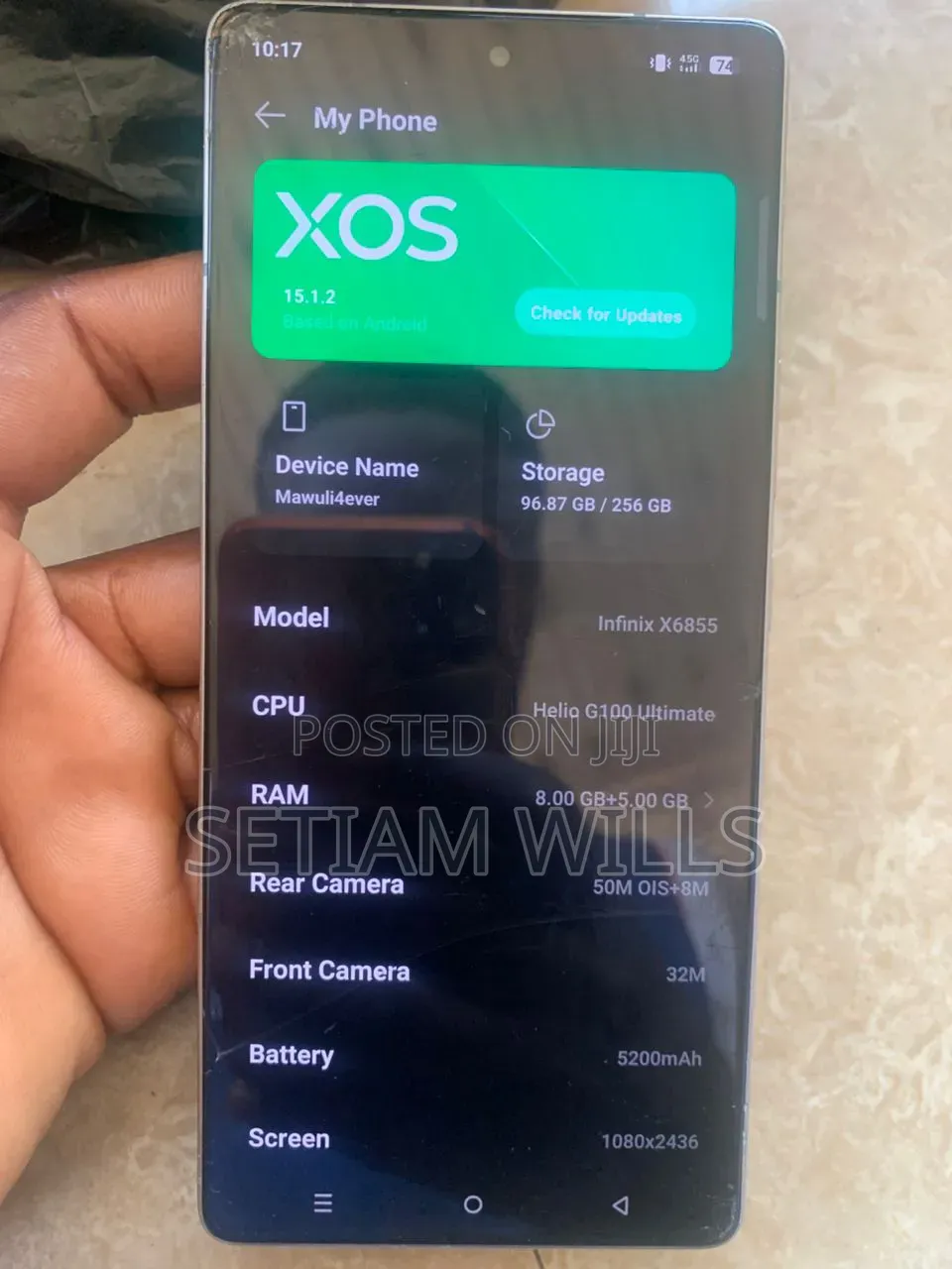 Infinix Note 50 Pro 256 GB Silver