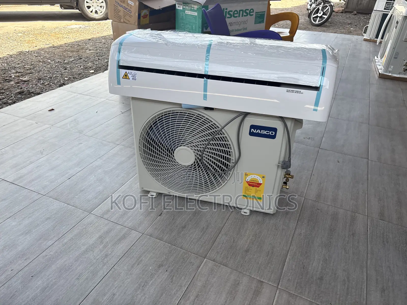 Nasco 2.5hp Split-Dual Inverter R32 Air Conditioner With a Clean Look