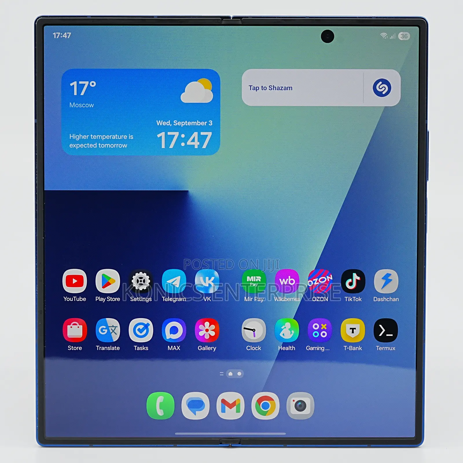 New Samsung Galaxy Z Fold7 256 GB Blue