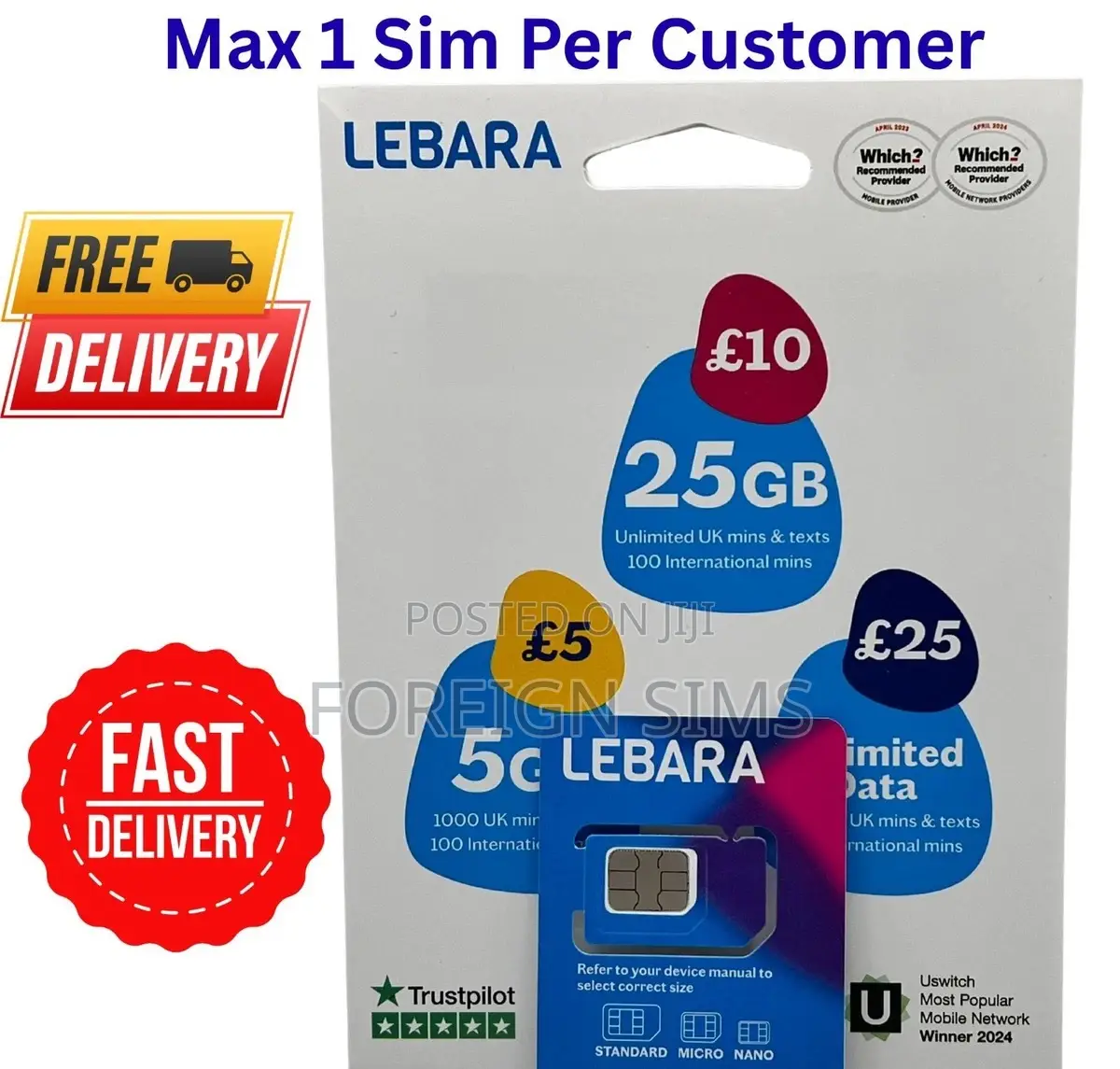 Uk Sim Card Deals In Ghana – Instant Activation Sms Ready