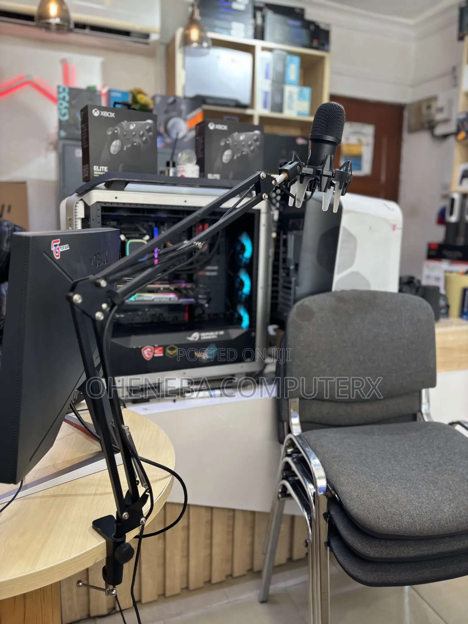 Fifine Table Clip Podcast Microphone Kit