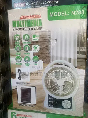 Gd Times Rechargeable Fan