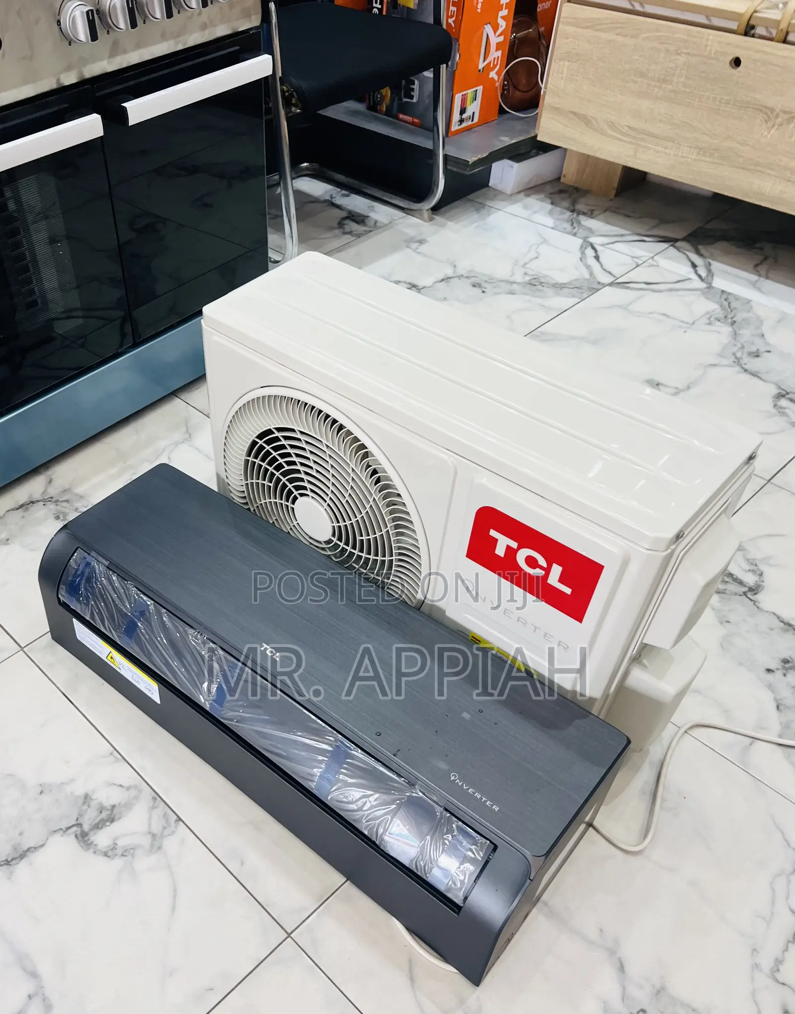 Get TCL 1.5hp Split Type Dual Inverter Air Conditioner(Black).