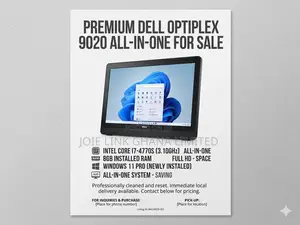 Desktop Computer Dell OptiPlex 9020 8GB Intel HDD 1T