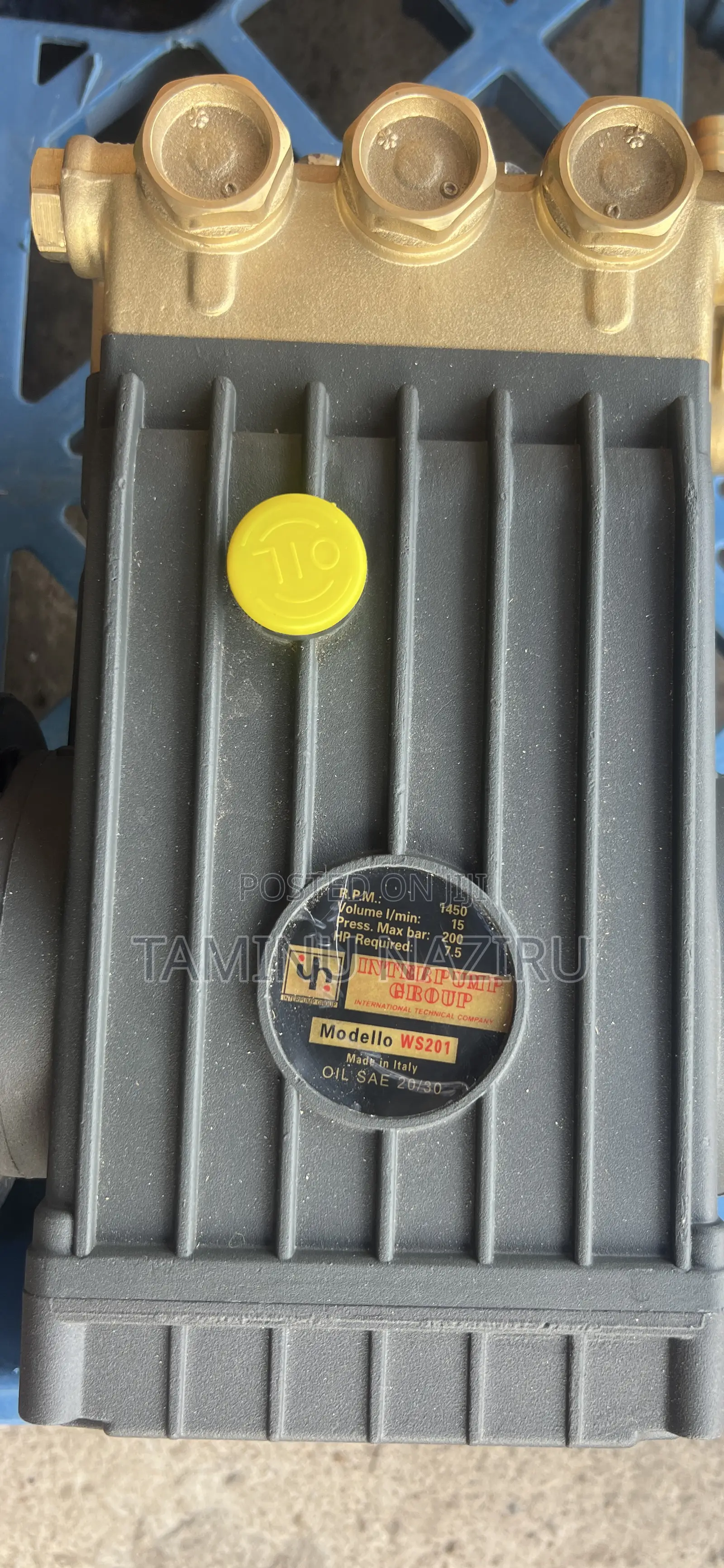 7.5 Single Phase Car Washing Machine