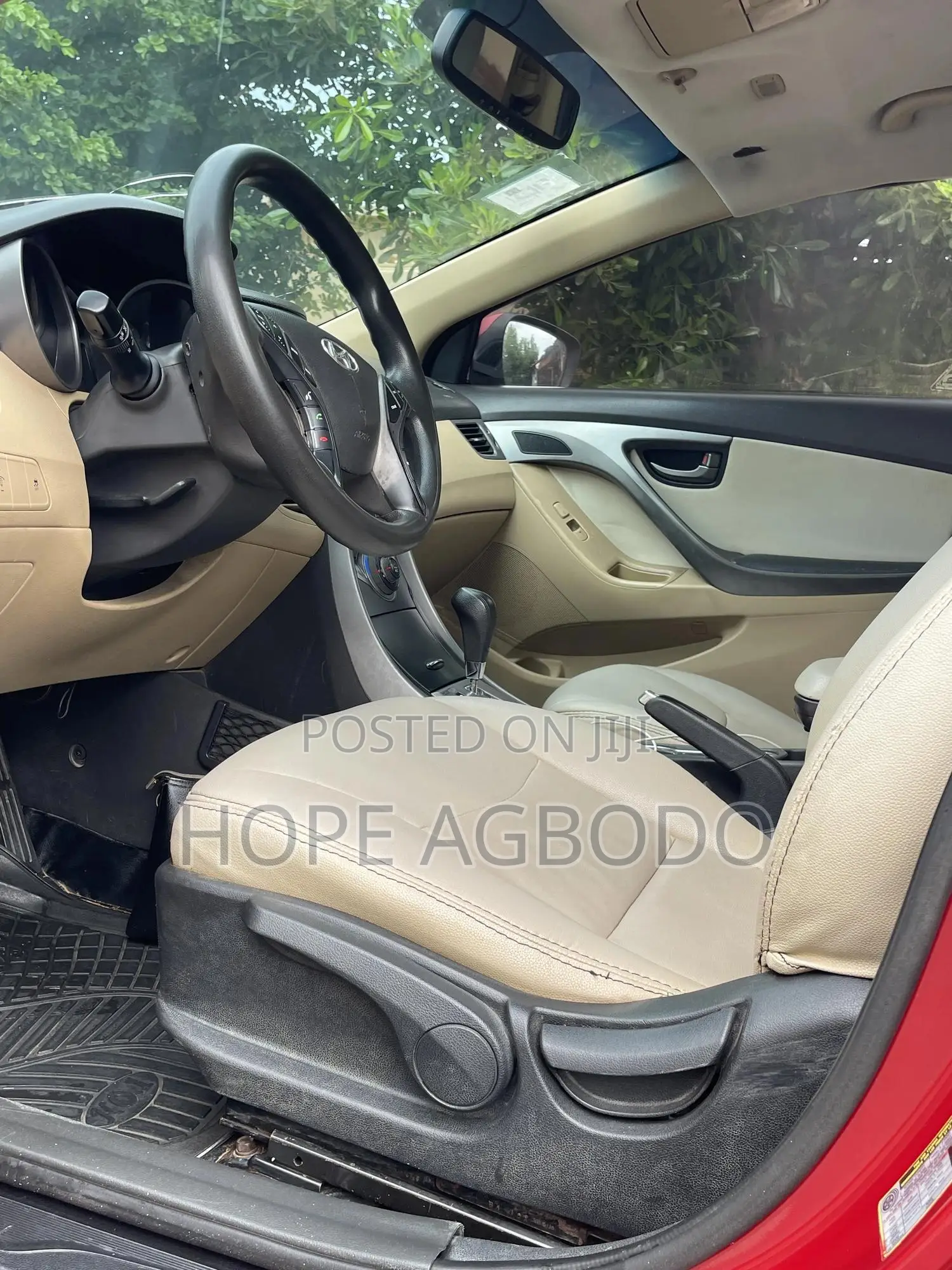 Hyundai Elantra GLS Sedan FWD (1.8L 4cyl 6M) 2013 Red