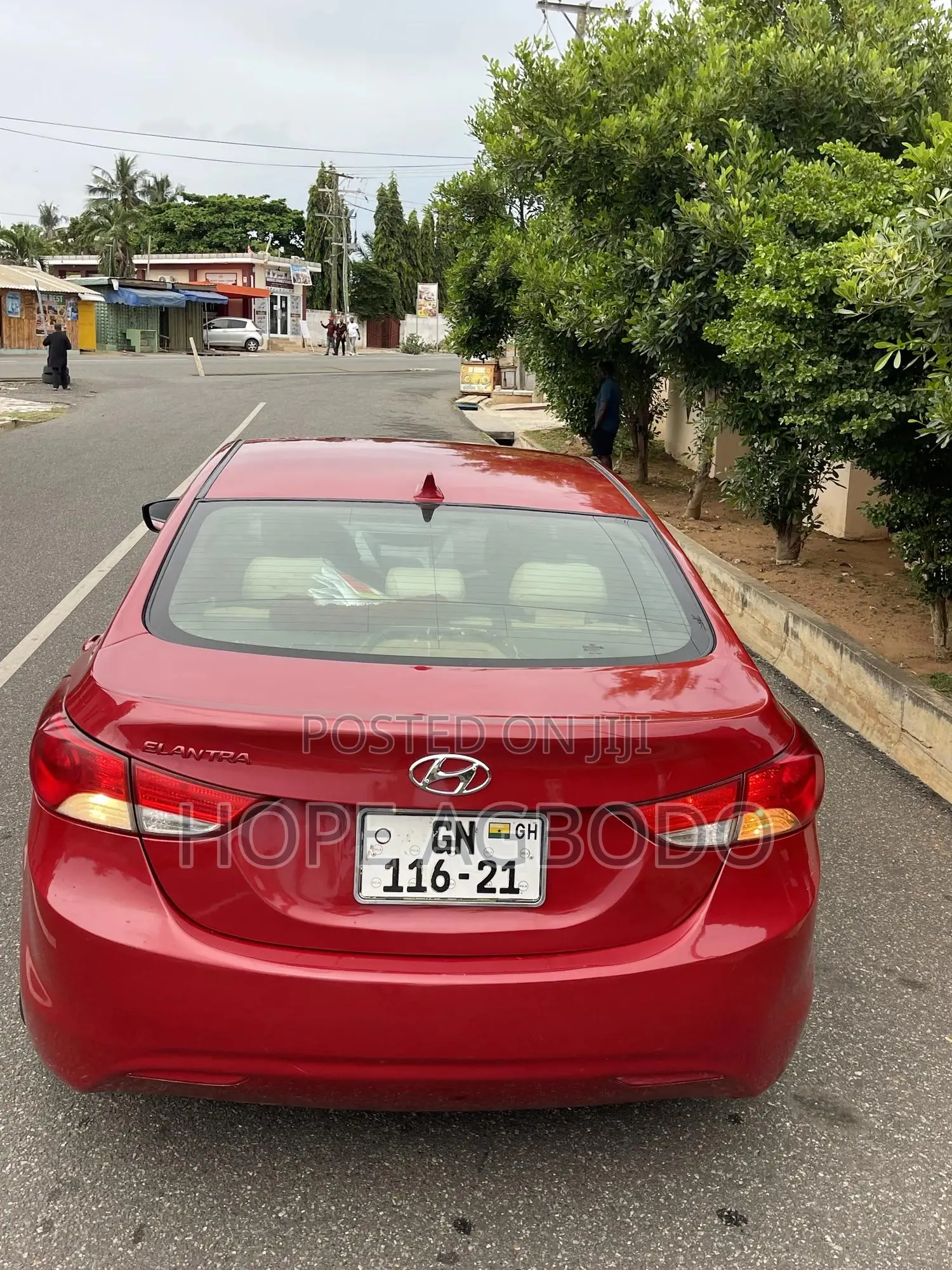 Hyundai Elantra GLS Sedan FWD (1.8L 4cyl 6M) 2013 Red