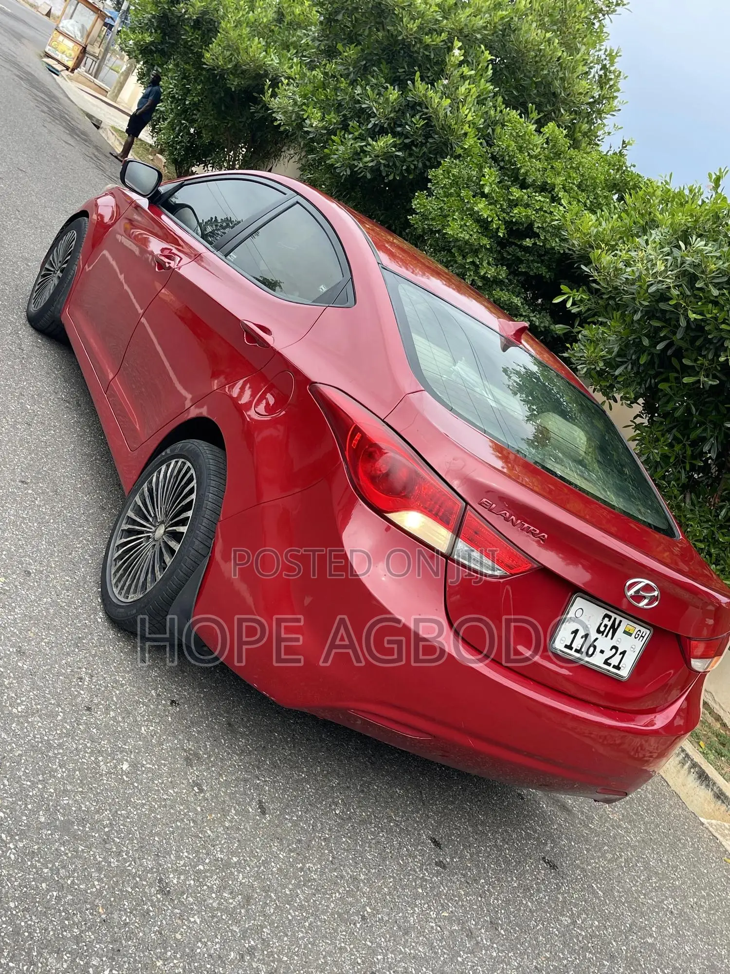 Hyundai Elantra GLS Sedan FWD (1.8L 4cyl 6M) 2013 Red