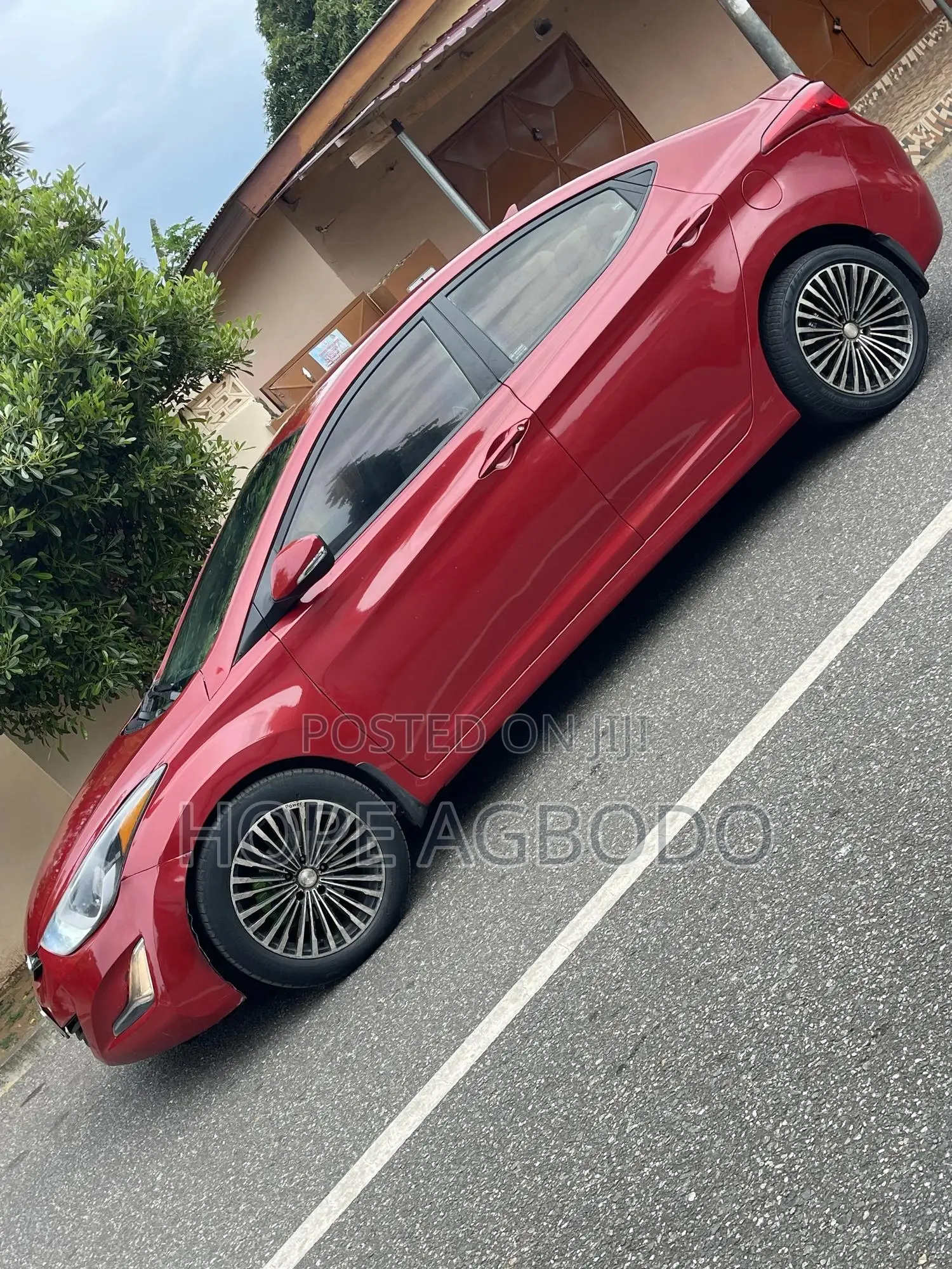 Hyundai Elantra GLS Sedan FWD (1.8L 4cyl 6M) 2013 Red