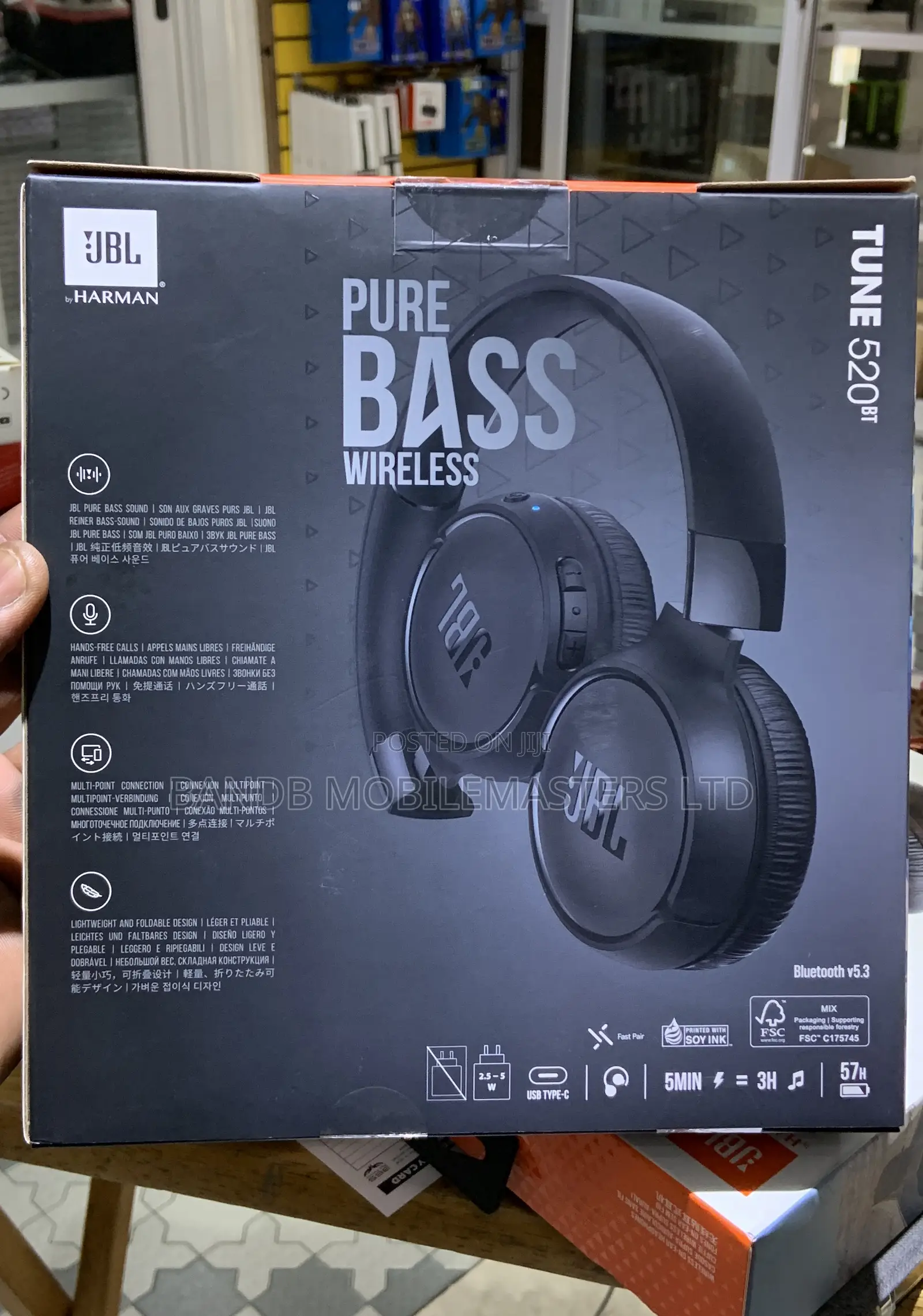 JBL Headset Tune 520bt