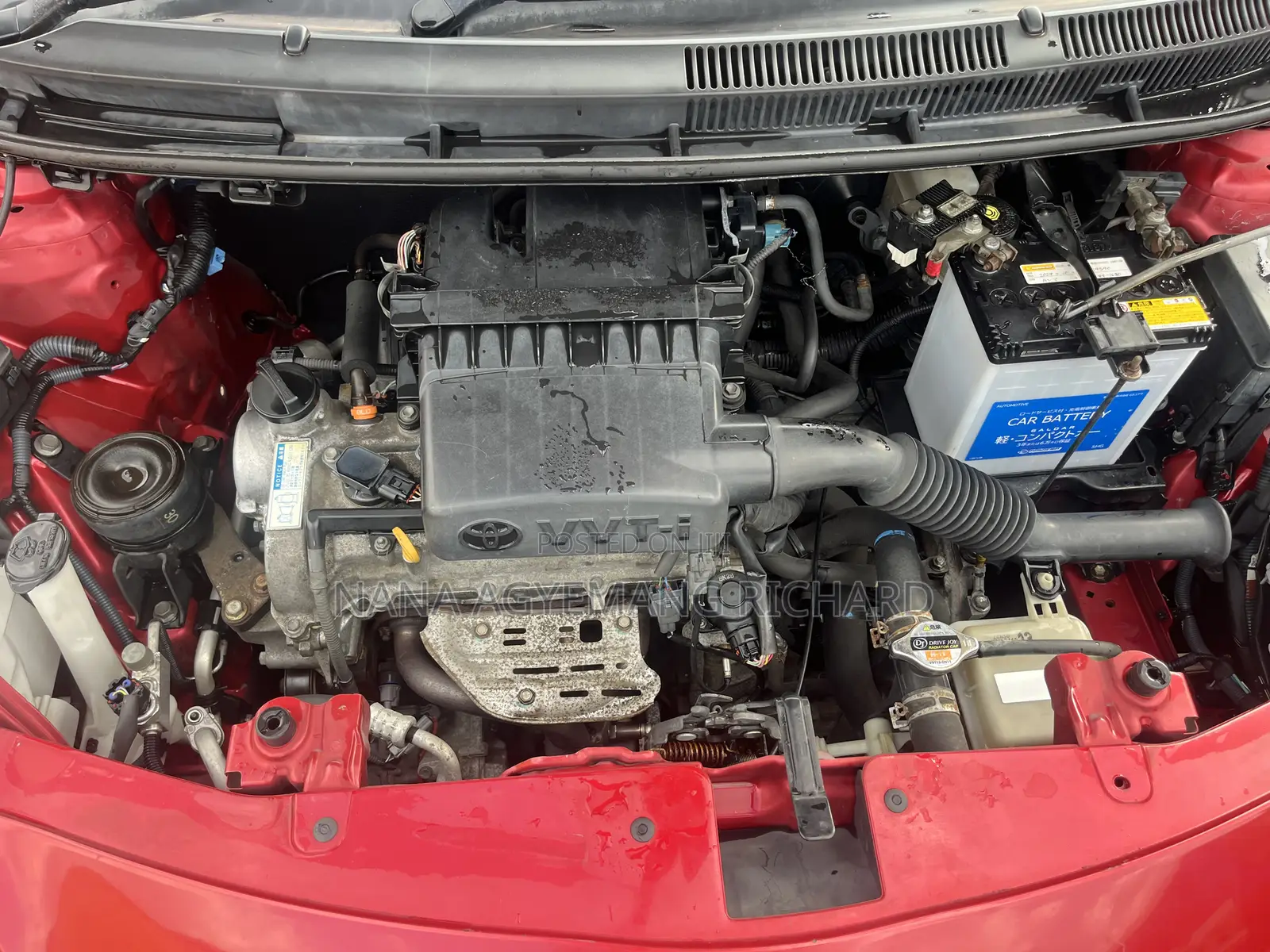 Toyota Belta 2011 Red