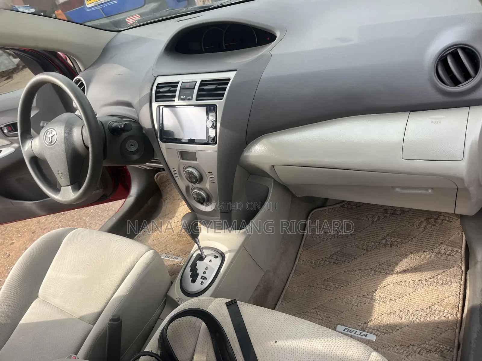 Toyota Belta 2011 Red