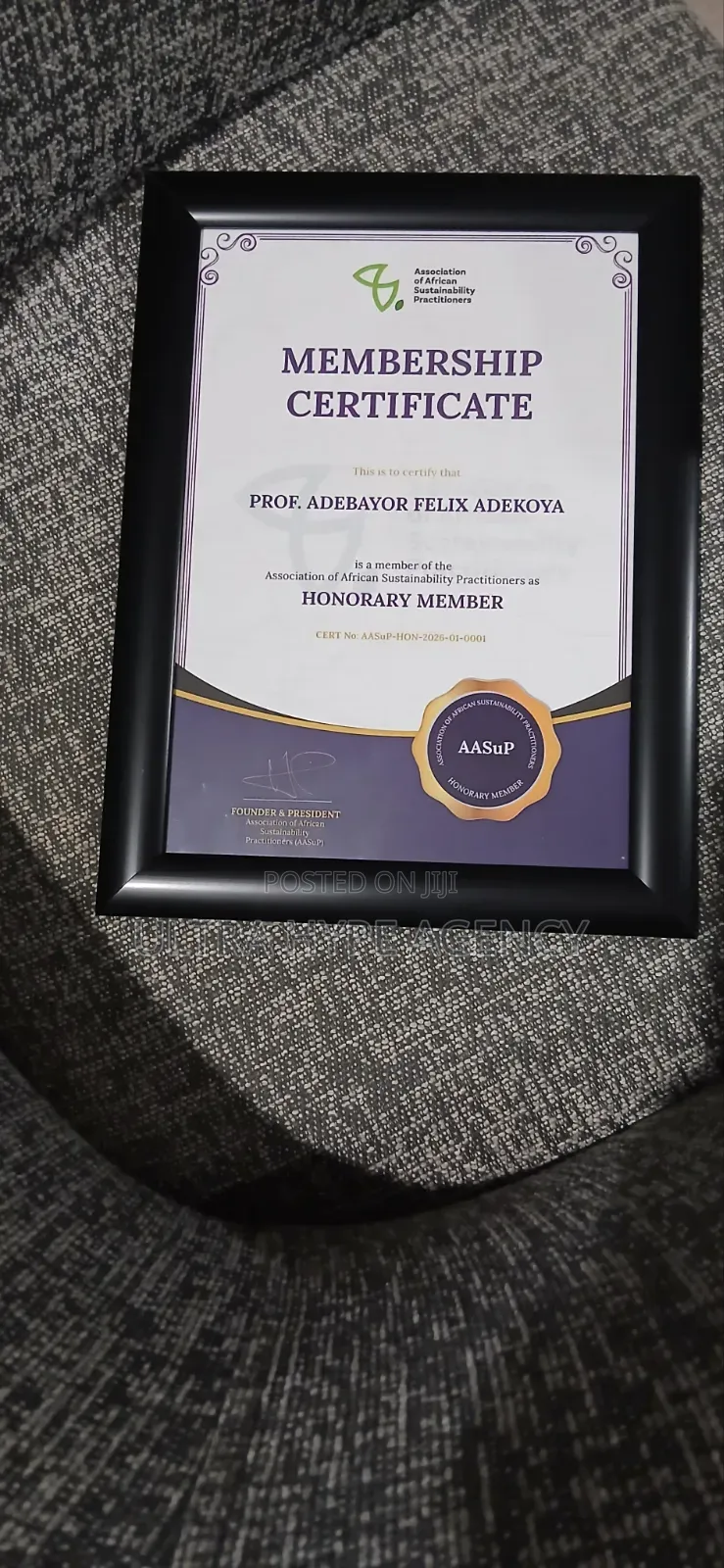3d Varnish Certificates With Frame
