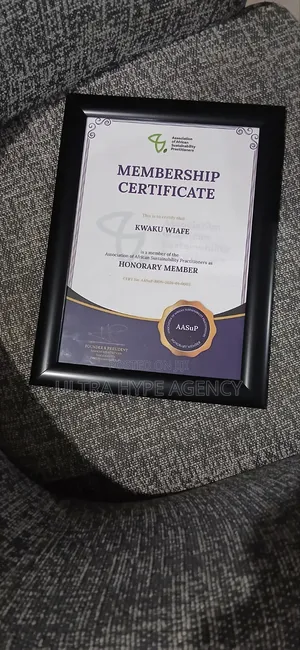 3d Varnish Certificates With Frame