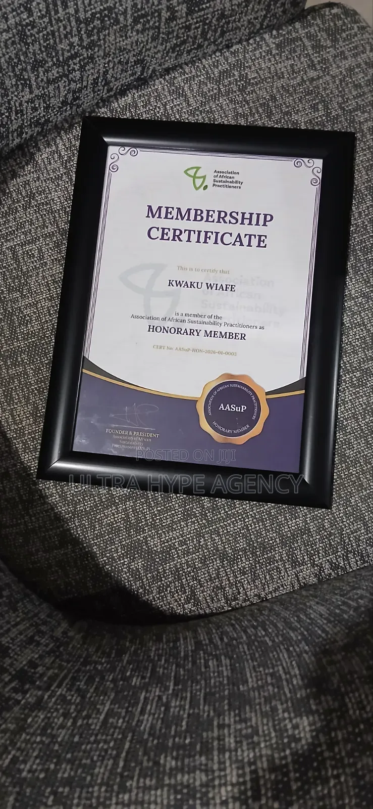 3d Varnish Certificates With Frame
