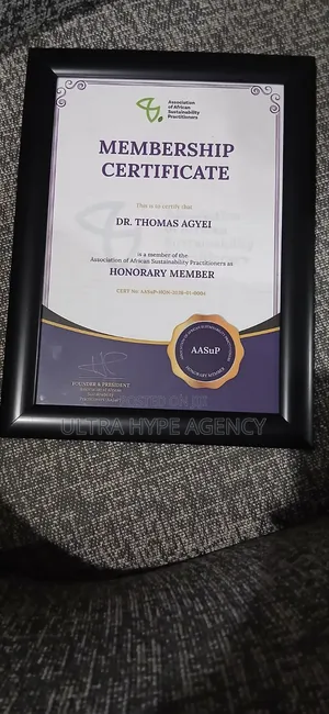 3d Varnish Certificates With Frame