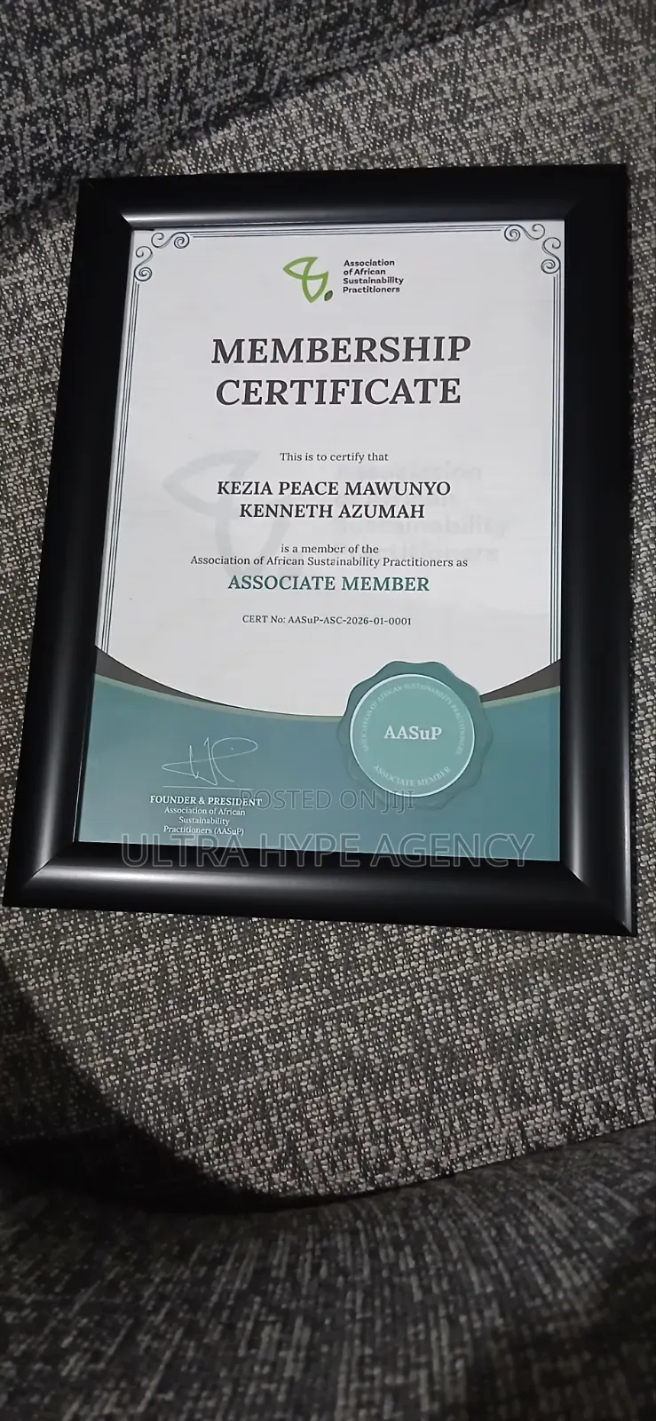3d Varnish Certificates With Frame