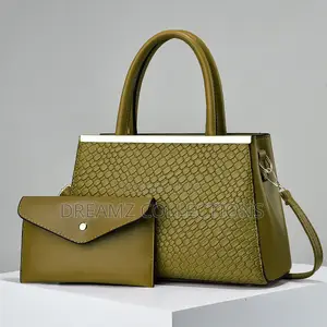 Prestige Metallic Trim Handbag Set
