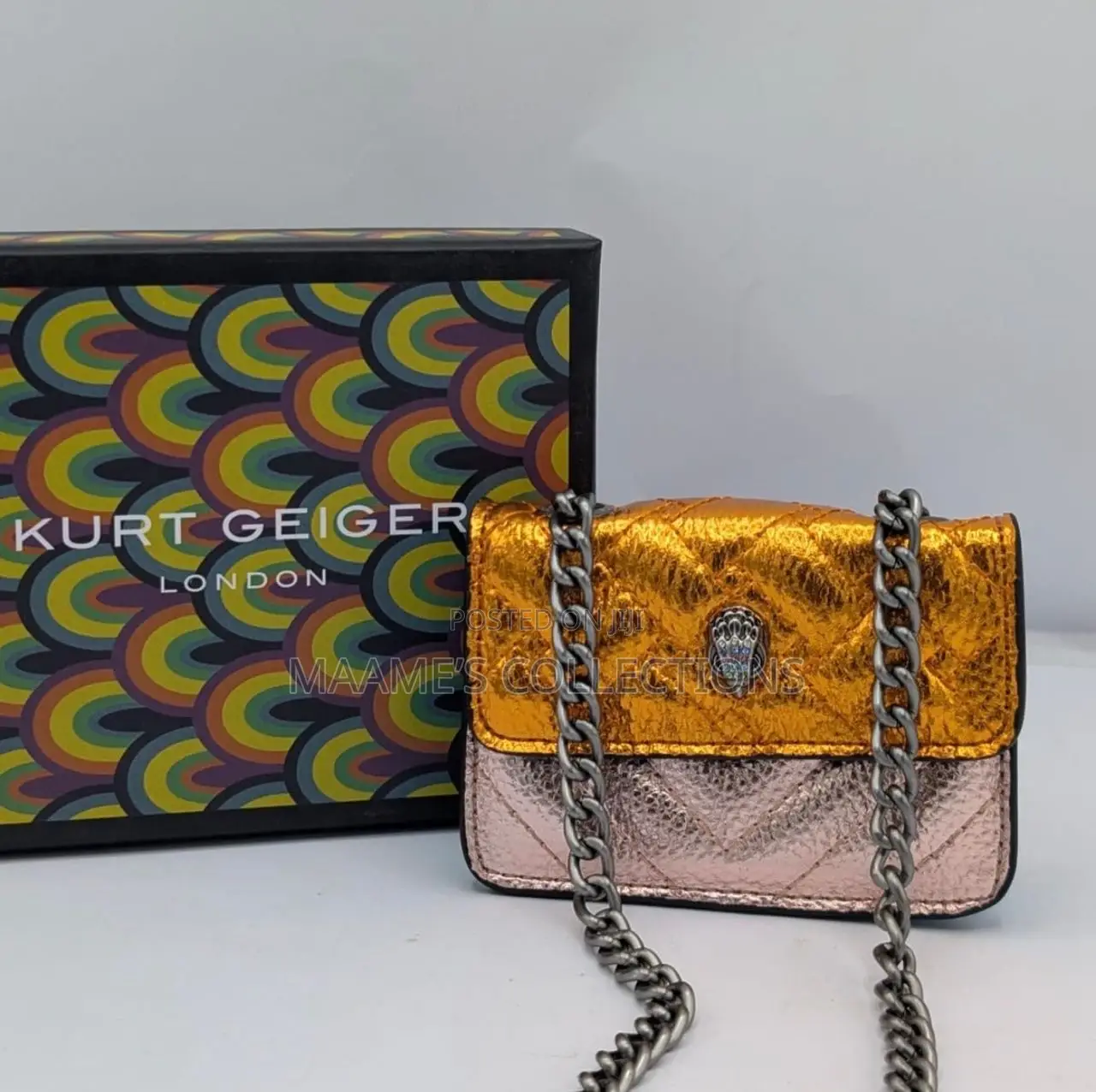 Kurt Geiger London Micro Kensington Mini Handbag/Crossbody Bag(In Box)
