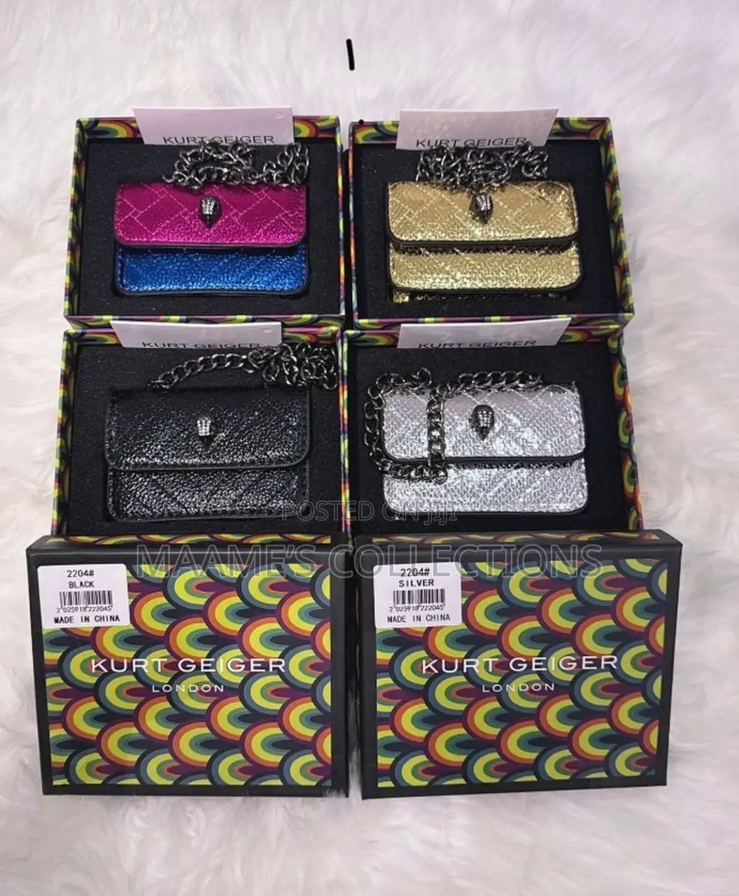 Kurt Geiger London Micro Kensington Mini Handbag/Crossbody Bag(In Box)