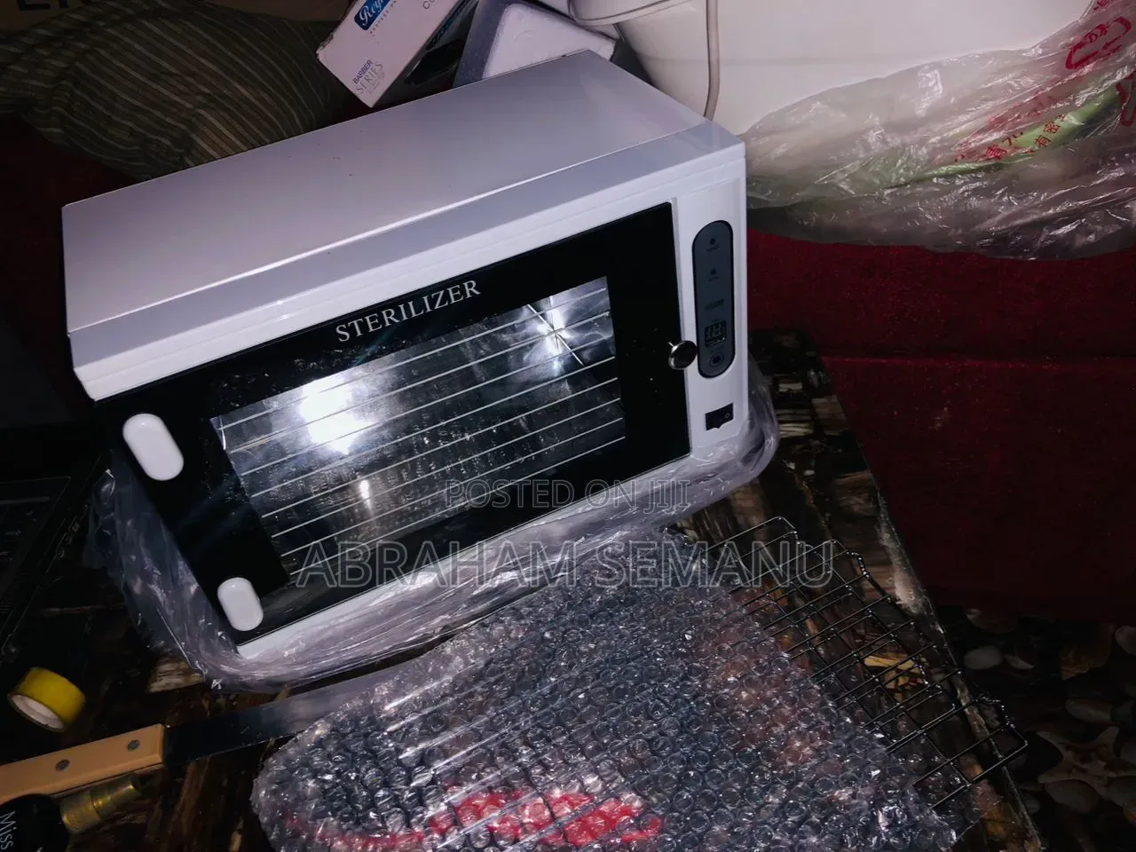 “Hot Towel Warmer+Uv Sterilizer Cabinet for Barber Salon Use (Neat)”
