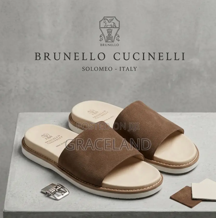 Brunello Cucinelli Suede Slippers Available Now