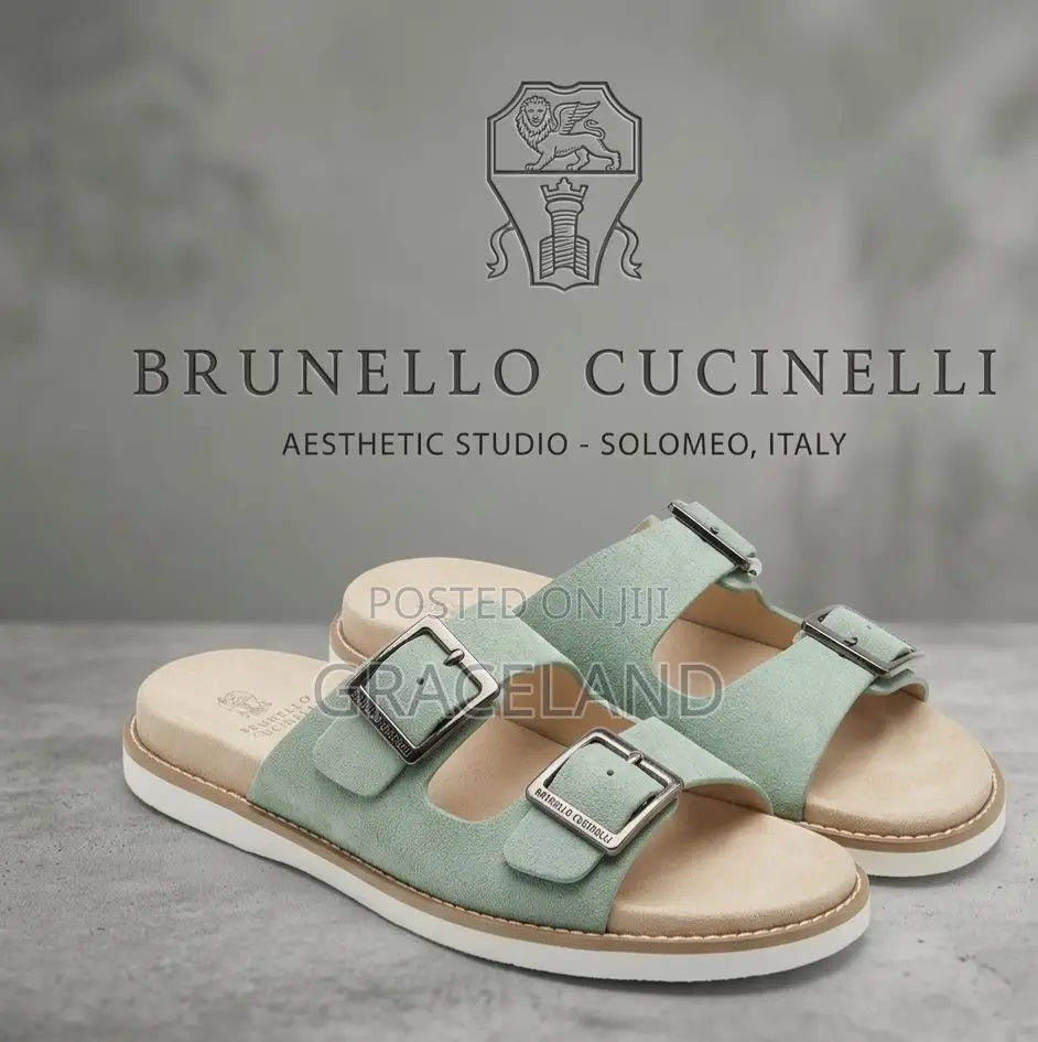 Brunello Cucinelli Suede Slippers Available Now