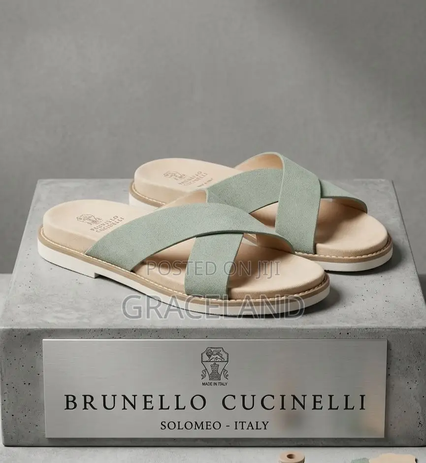 Brunello Cucinelli Suede Slippers Available Now