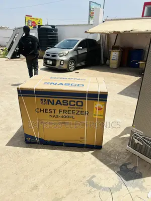 High Quality Chest Freezer Single Food Grey Nasco Nas-Fl400-1dr