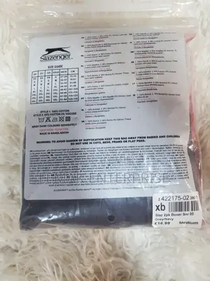 Men's Boxers 2 Pack Medium Size By Slazenger
