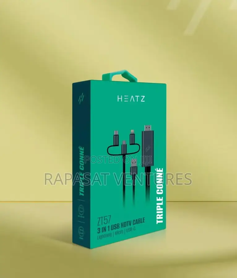 Heatz Zt57 3-in-1 HDTV Cable