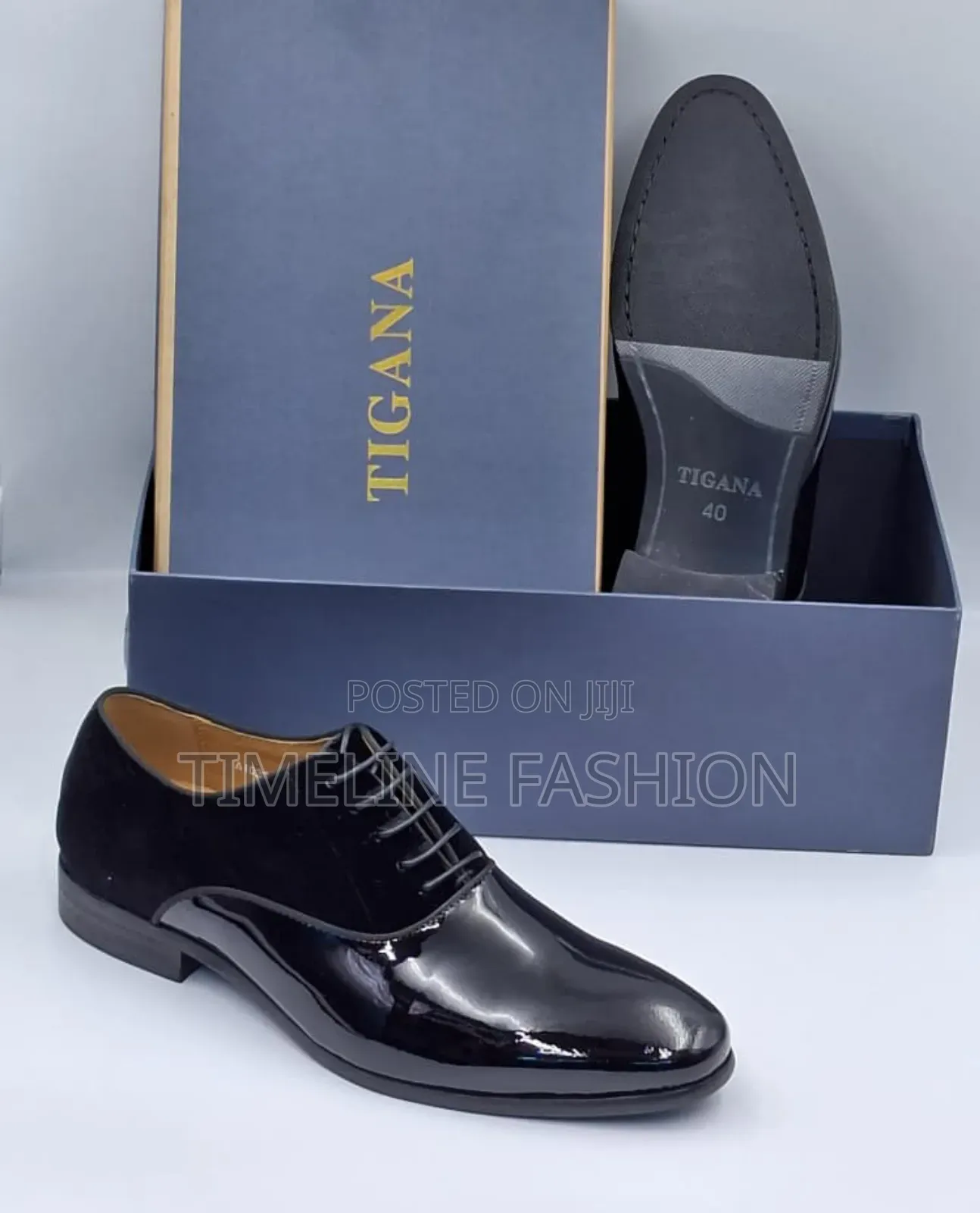Tigana Suede Mirror Men's Stylish Lace Up Shoes