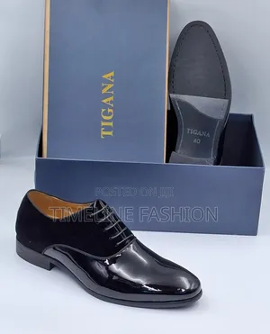 Tigana Suede Mirror Men's Stylish Lace Up Shoes