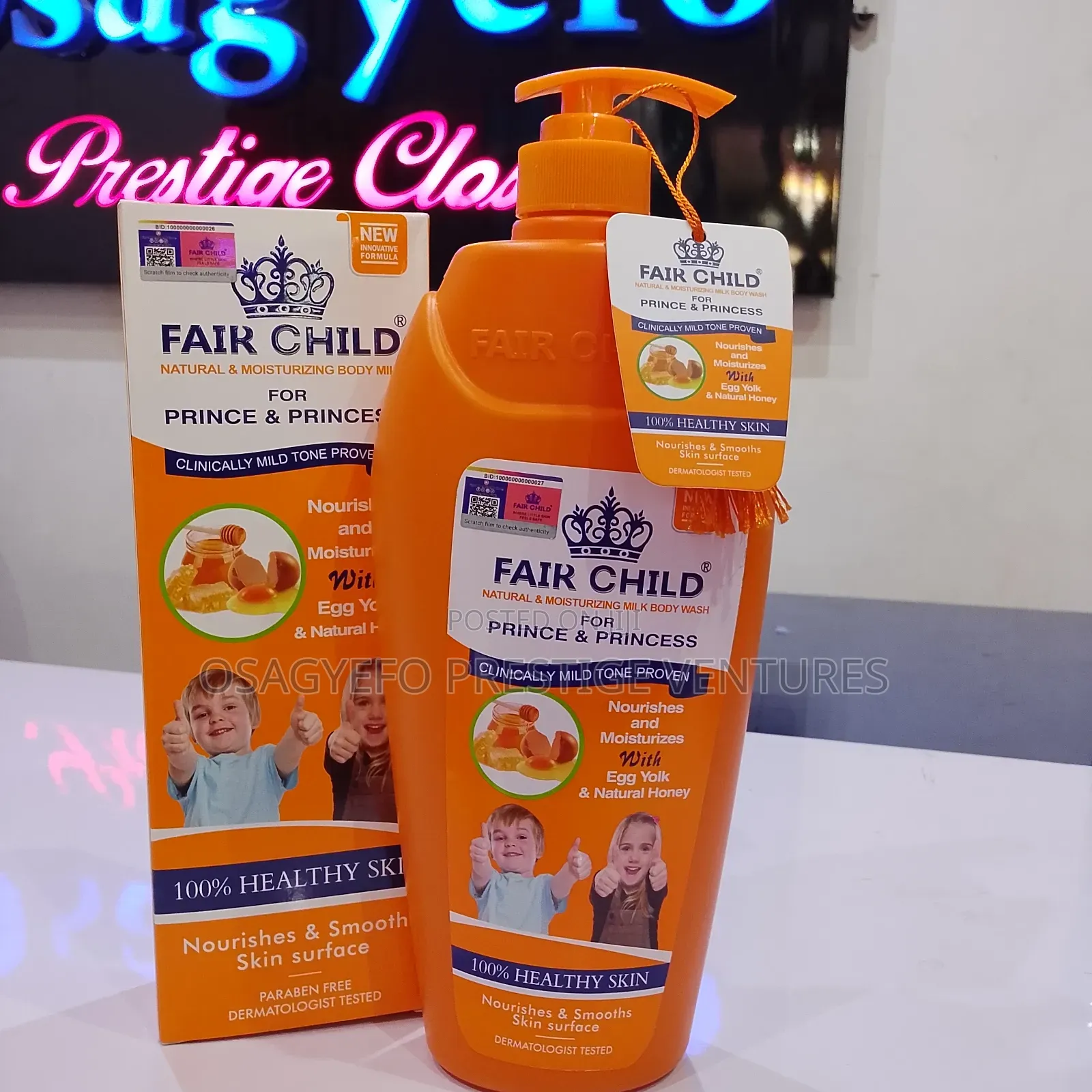 Original Fair Child Lotion Gel