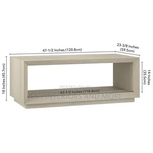 Rectangular Center Table, Alder White
