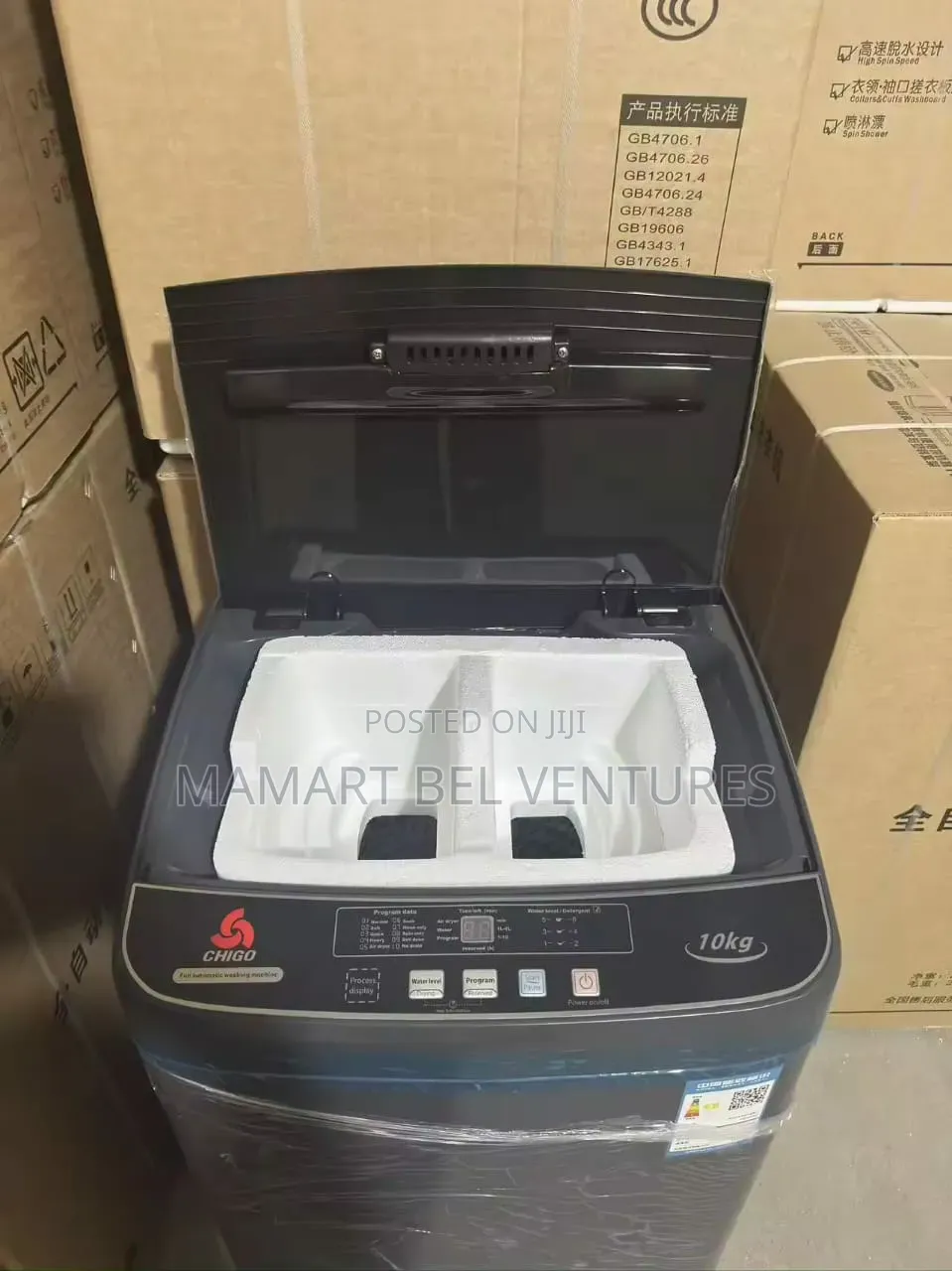Fully Automated Chigo 10kg Washing Machines Available at Affordable