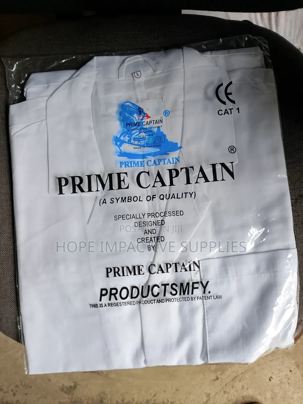 Prime Captain Certified Lab Coat.