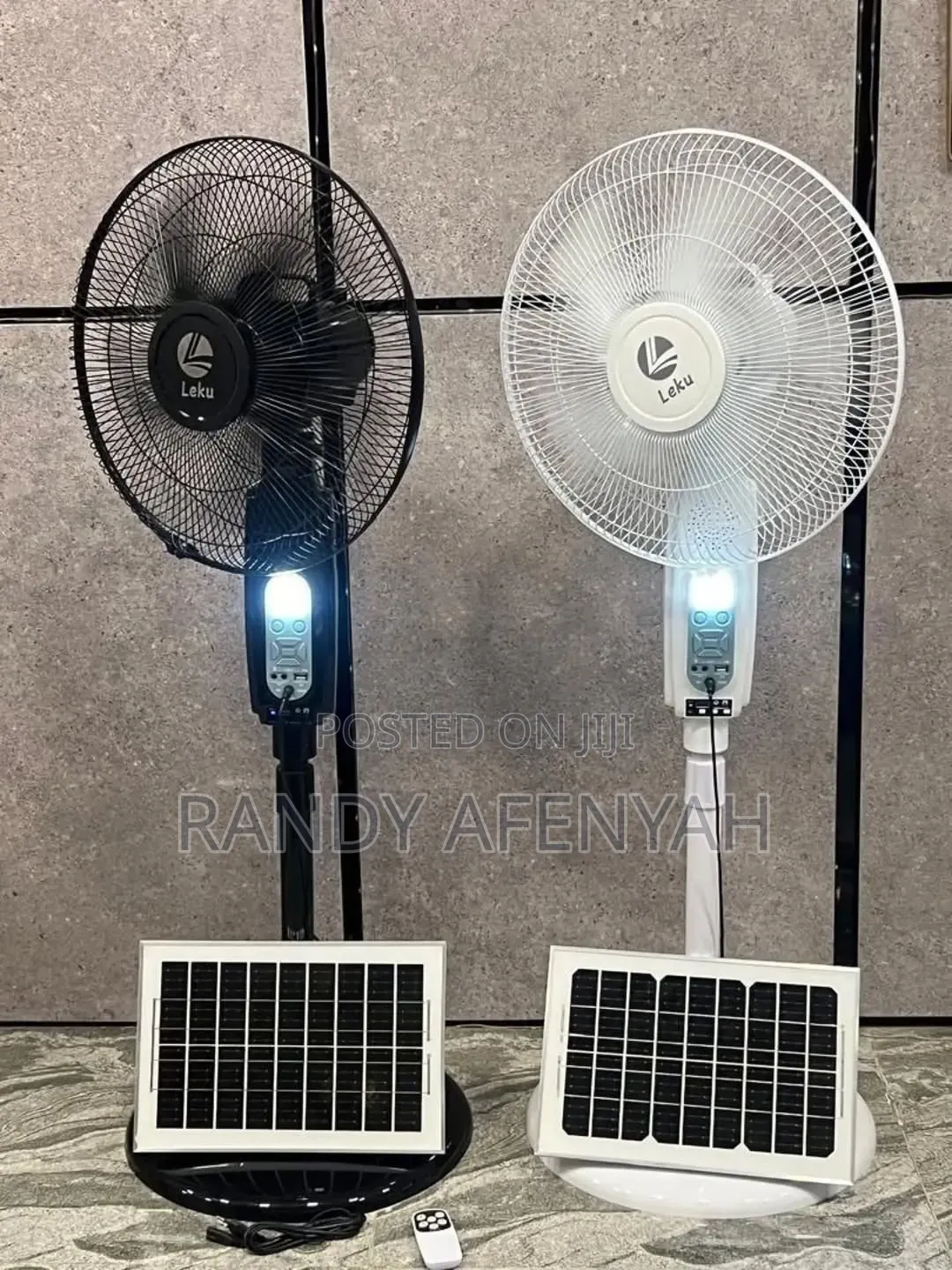 Solar Rechargeable Stand Fan