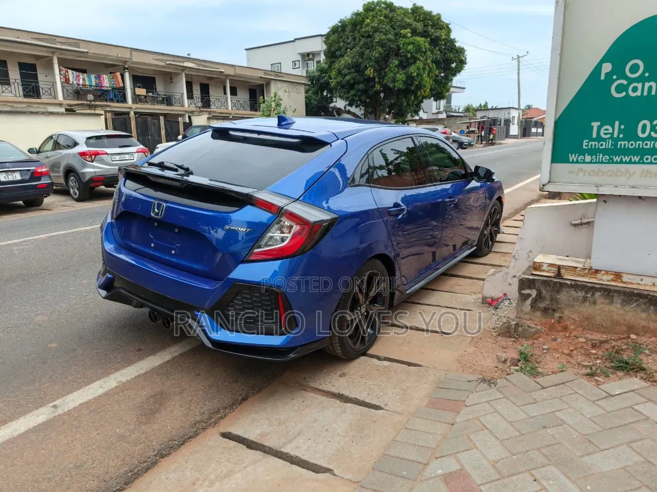 Honda Civic Sport Hatchback 2019 Blue