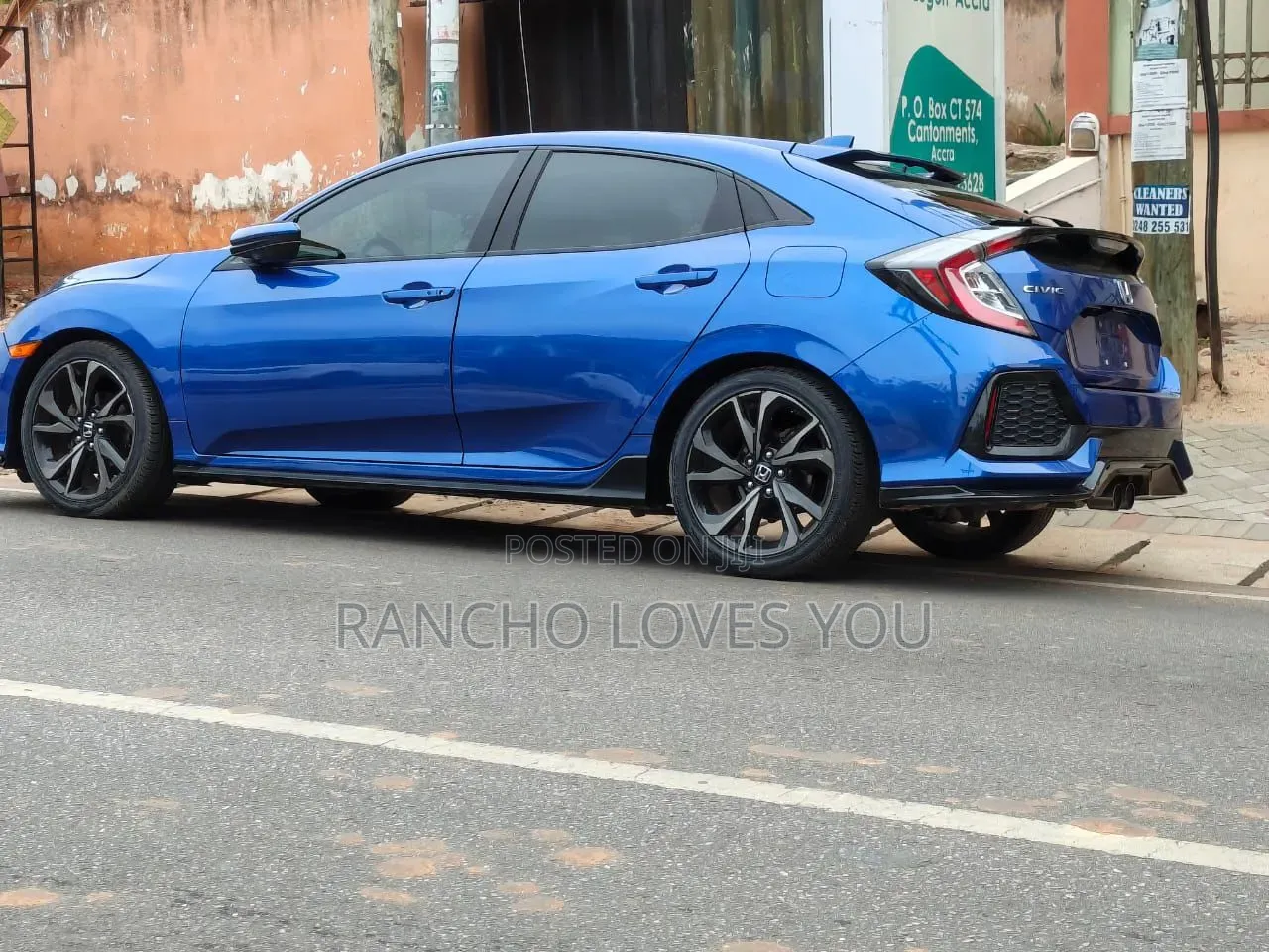 Honda Civic Sport Hatchback 2019 Blue