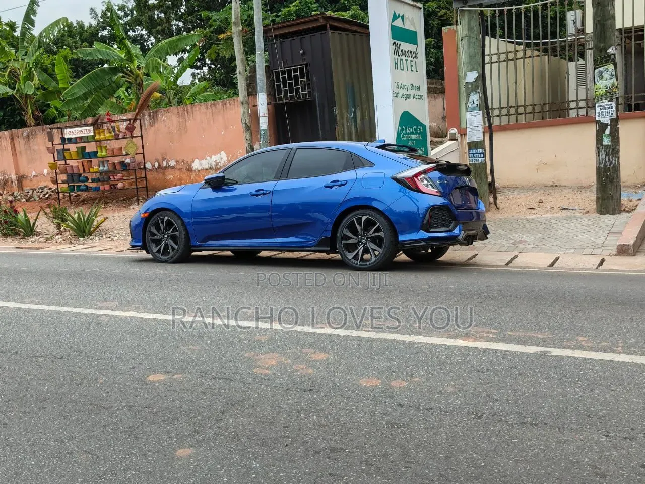 Honda Civic Sport Hatchback 2019 Blue